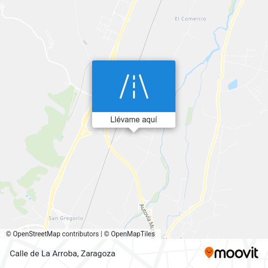 Mapa Calle de La Arroba