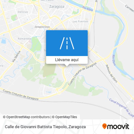 Mapa Calle de Giovanni Battista Tiepolo