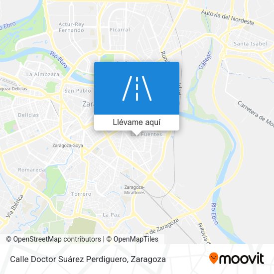 Mapa Calle Doctor Suárez Perdiguero