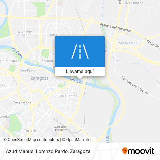 Mapa Azud Manuel Lorenzo Pardo