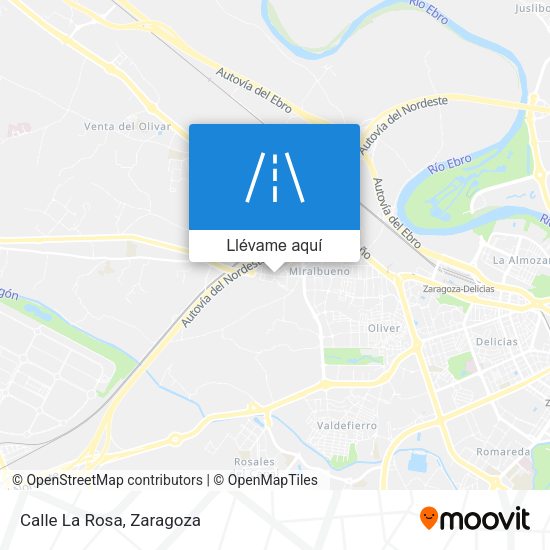 Mapa Calle La Rosa