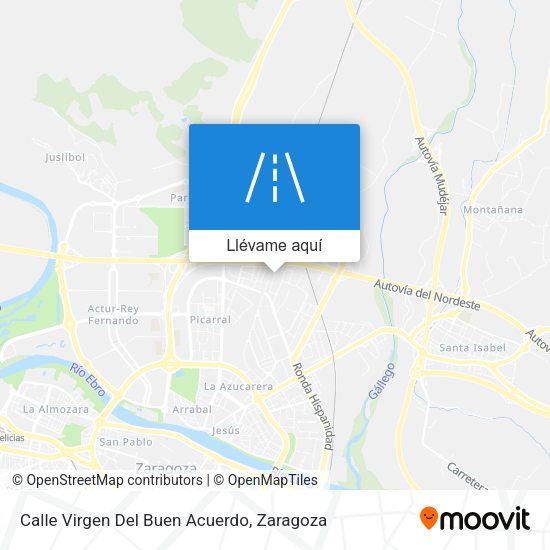 Mapa Calle Virgen Del Buen Acuerdo