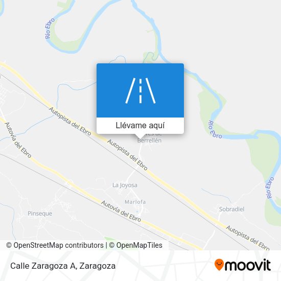 Mapa Calle Zaragoza A