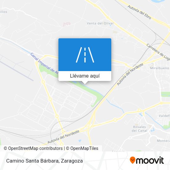 Mapa Camino Santa Bárbara