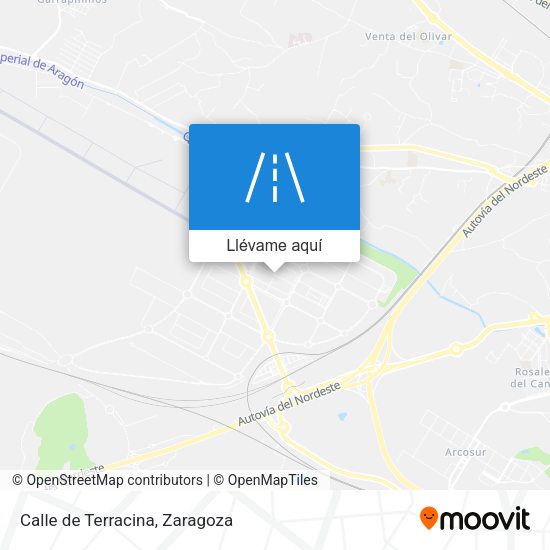 Mapa Calle de Terracina