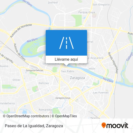 Mapa Paseo de La Igualdad