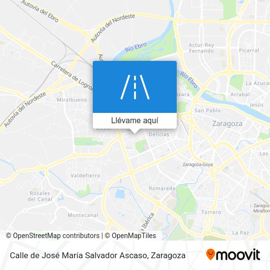 Mapa Calle de José María Salvador Ascaso
