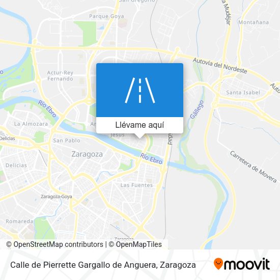 Mapa Calle de Pierrette Gargallo de Anguera