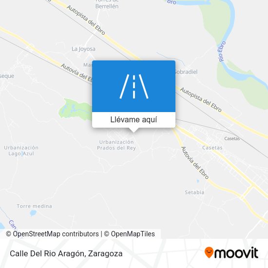 Mapa Calle Del Rio Aragón