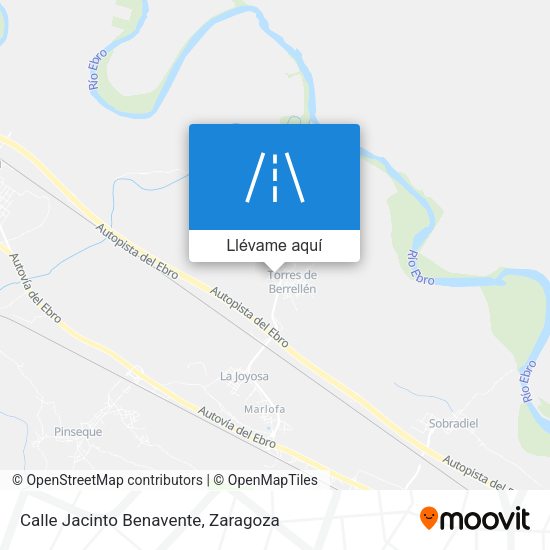 Mapa Calle Jacinto Benavente