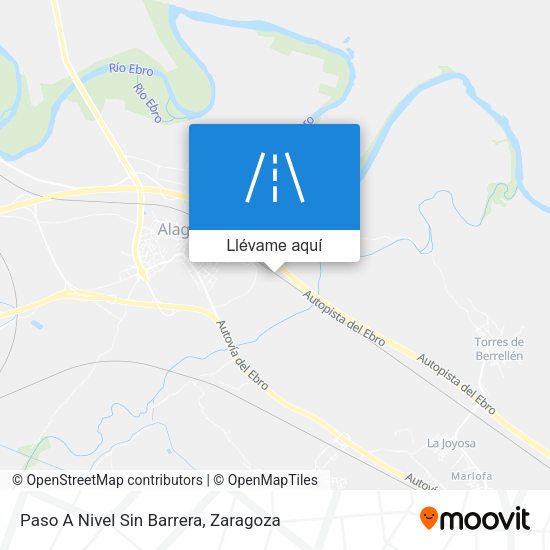 Mapa Paso A Nivel Sin Barrera