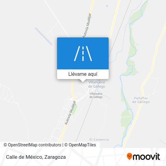 Mapa Calle de México