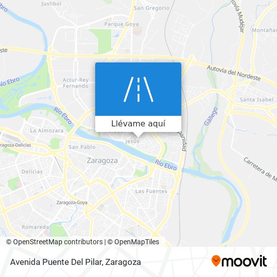 Mapa Avenida Puente Del Pilar