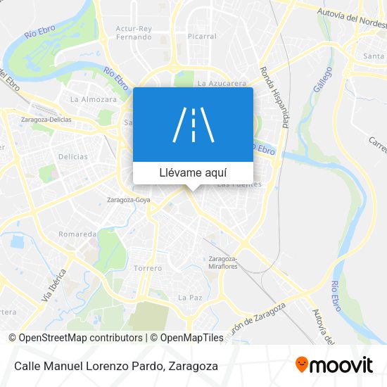 Mapa Calle Manuel Lorenzo Pardo