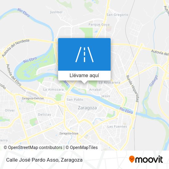 Mapa Calle José Pardo Asso