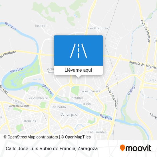 Mapa Calle José Luis Rubio de Francia