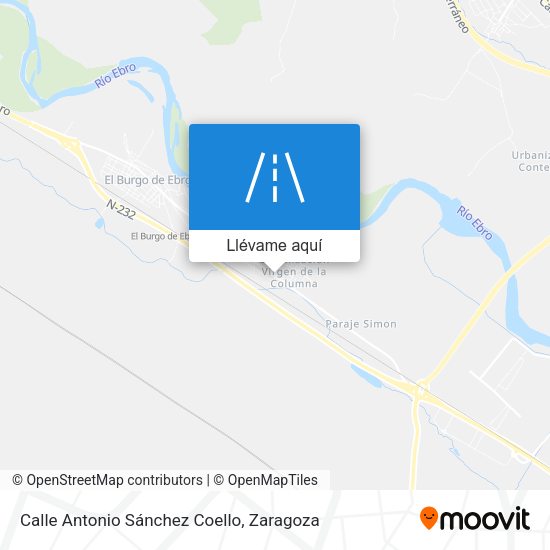 Mapa Calle Antonio Sánchez Coello