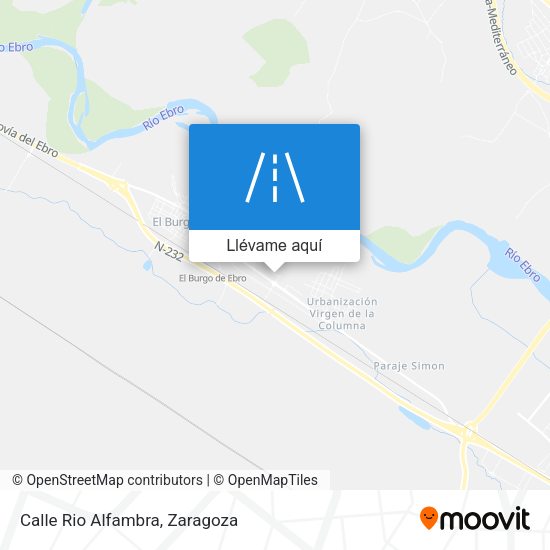 Mapa Calle Rio Alfambra
