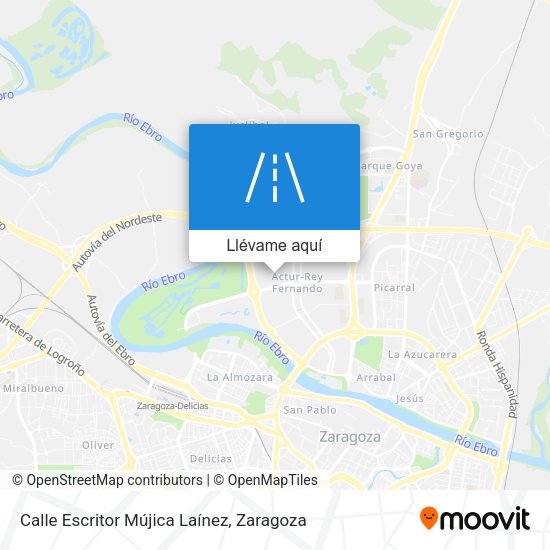 Mapa Calle Escritor Mújica Laínez