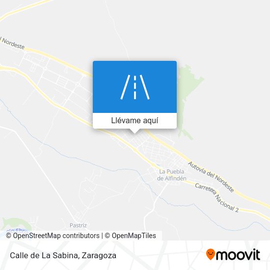 Mapa Calle de La Sabina