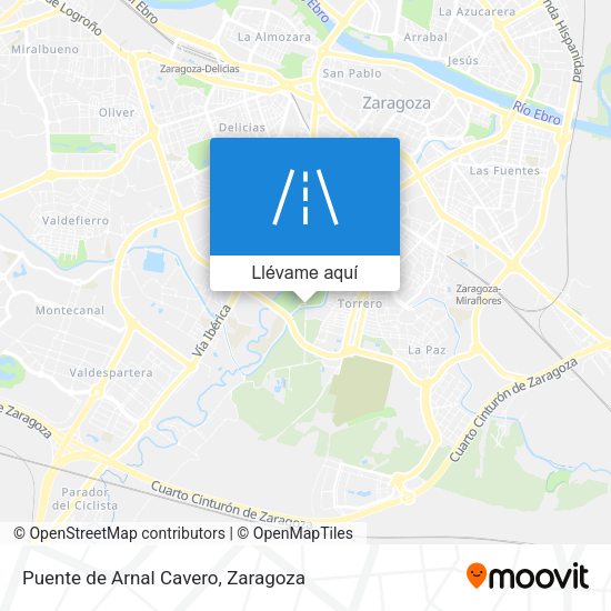 Mapa Puente de Arnal Cavero