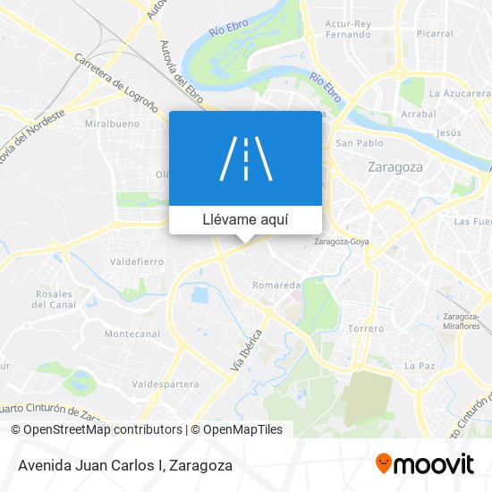 Mapa Avenida Juan Carlos I