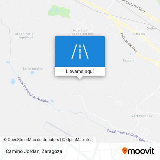 Mapa Camino Jordan