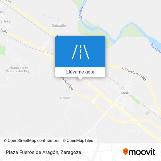 Mapa Plaza Fueros de Aragón