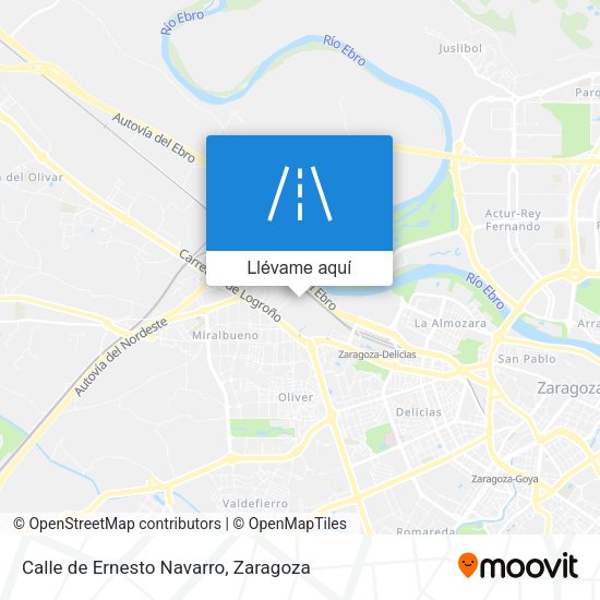 Mapa Calle de Ernesto Navarro