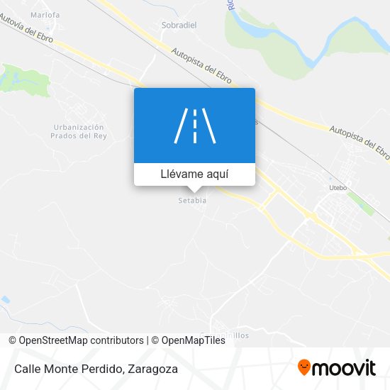 Mapa Calle Monte Perdido