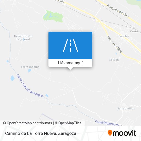 Mapa Camino de La Torre Nueva