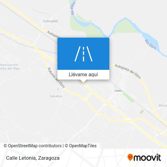 Mapa Calle Letonia