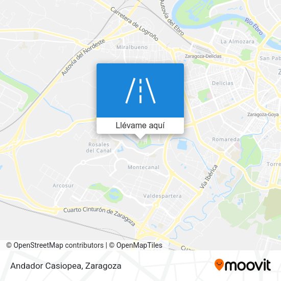 Mapa Andador Casiopea