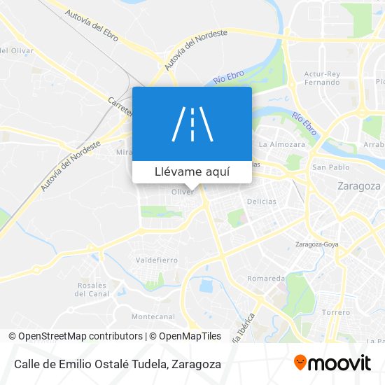 Mapa Calle de Emilio Ostalé Tudela