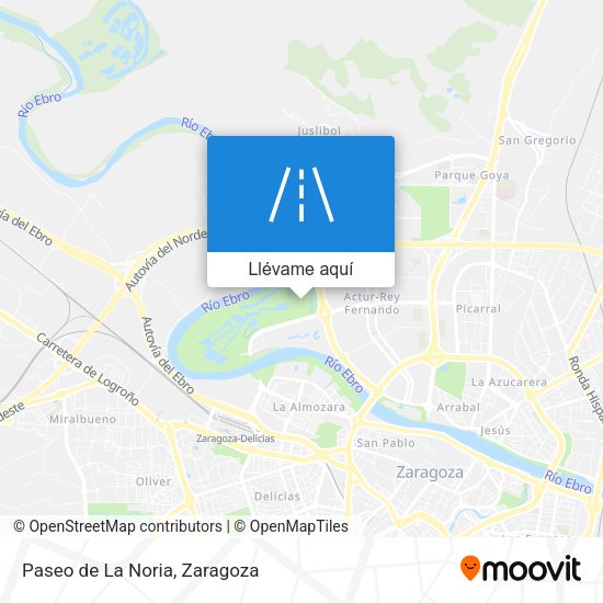 Mapa Paseo de La Noria