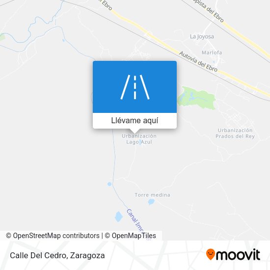 Mapa Calle Del Cedro