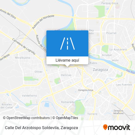 Mapa Calle Del Arzobispo Soldevila