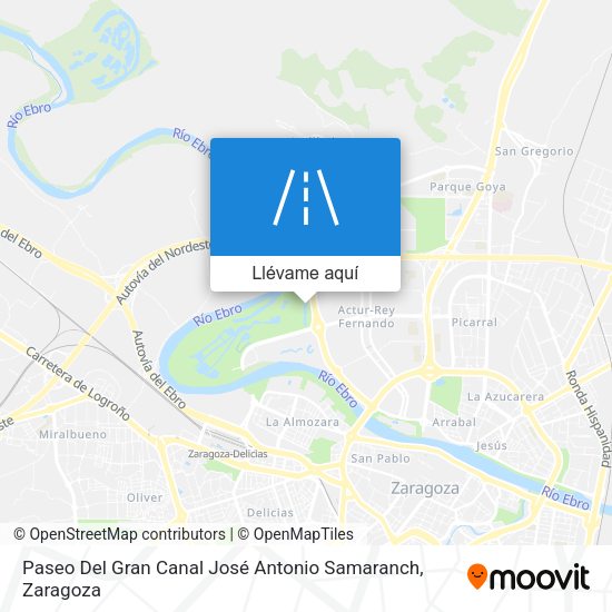 Mapa Paseo Del Gran Canal José Antonio Samaranch