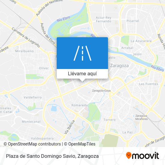 Mapa Plaza de Santo Domingo Savio