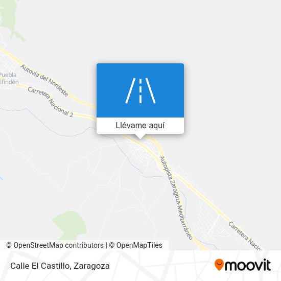 Mapa Calle El Castillo