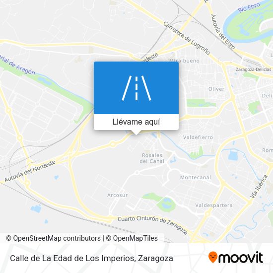 Mapa Calle de La Edad de Los Imperios