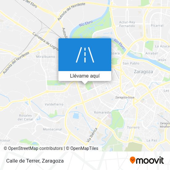 Mapa Calle de Terrer