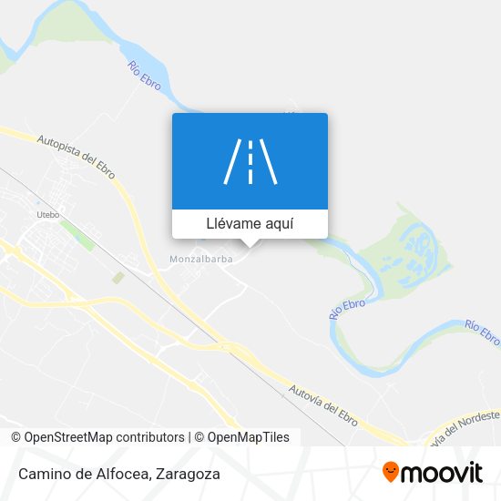 Mapa Camino de Alfocea
