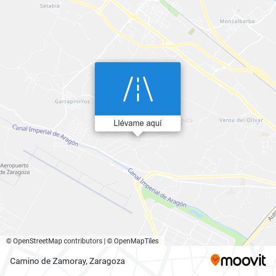 Mapa Camino de Zamoray