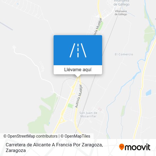 Mapa Carretera de Alicante A Francia Por Zaragoza