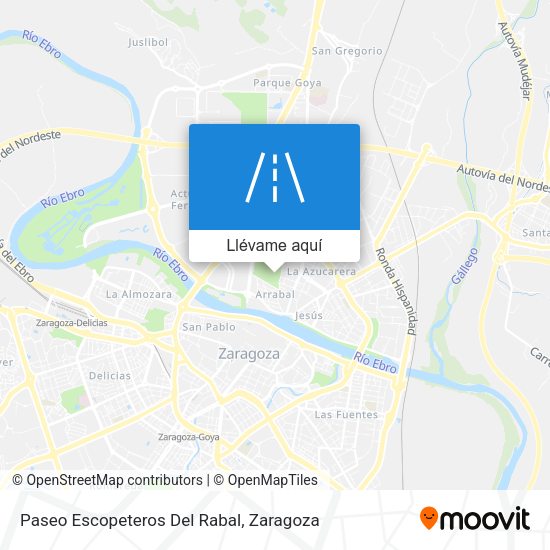 Mapa Paseo Escopeteros Del Rabal