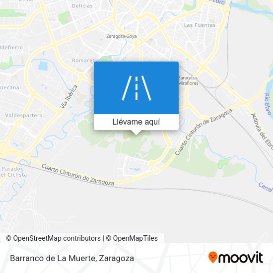 Mapa Barranco de La Muerte