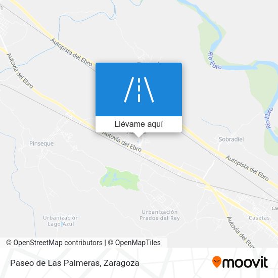 Mapa Paseo de Las Palmeras