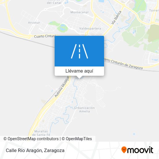 Mapa Calle Río Aragón