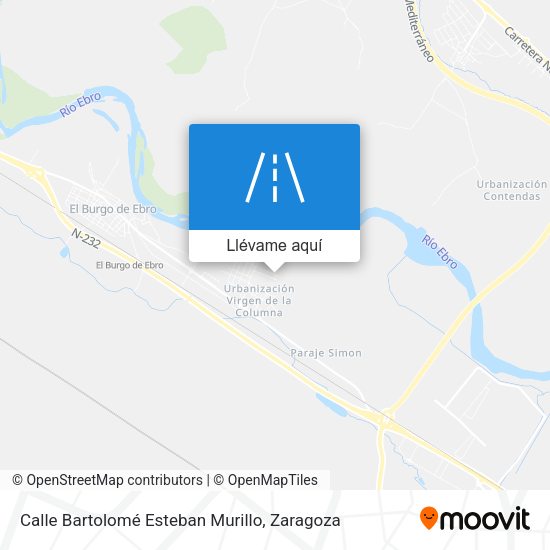 Mapa Calle Bartolomé Esteban Murillo